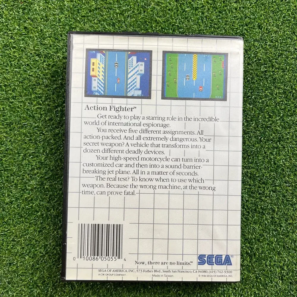 Action Fighter (Sega Master System, 1986) Complete CIB